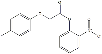 2-nitrophenyl 2-(4-methylphenoxy)acetate Struktur