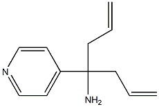 1-allyl-1-(4-pyridinyl)-3-butenylamine Struktur