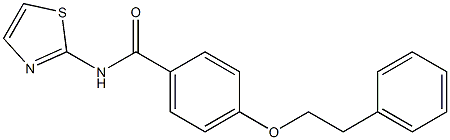 4-(phenethyloxy)-N-(1,3-thiazol-2-yl)benzamide Struktur