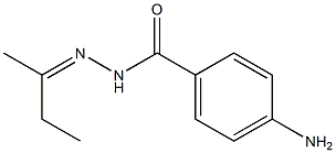 4-amino-N'-[(Z)-1-methylpropylidene]benzohydrazide Struktur