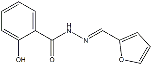 N'-[(E)-2-furylmethylidene]-2-hydroxybenzohydrazide Struktur