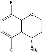 (S)-5-chloro-8-fluoro-3,4-dihydro-2H-chromen-4-amine Struktur