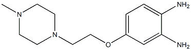 4-(2-(4-methylpiperazin-1-yl)ethoxy)benzene-1,2-diamine Struktur