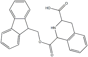 Fmoc-D-1,2,3,4-tetrahydroisoquinoline-3-carboxylic acid- (200-400 mesh) Struktur