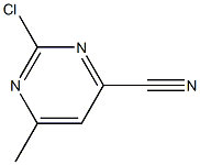 2-Chloro-6-methylpyrimidine-4-carbonitrile ,97% Struktur