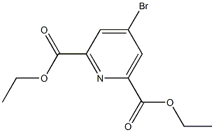 Diethyl 4-bromopyridine-2,6-dicarboxylate ,97% Struktur