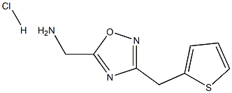 [3-(thien-2-ylmethyl)-1,2,4-oxadiazol-5-yl]methylamine hydrochloride Struktur