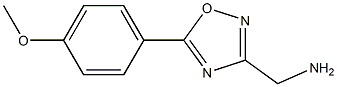 [5-(4-methoxyphenyl)-1,2,4-oxadiazol-3-yl]methylamine Struktur