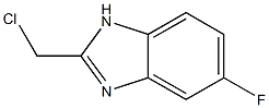 2-(chloromethyl)-5-fluoro-1H-benzimidazole Struktur