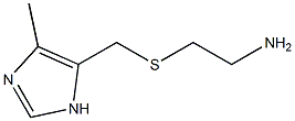 2-{[(4-methyl-1H-imidazol-5-yl)methyl]thio}ethanamine Struktur