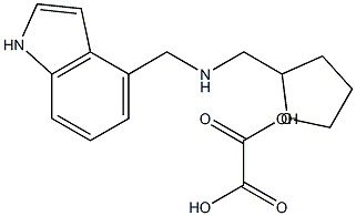 N-(1H-indol-4-ylmethyl)-N-(tetrahydrofuran-2-ylmethyl)amine oxalate Struktur