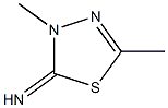 3,5-Dimethyl-2,3-dihydro-1,3,4-thiadiazole-2-imine Struktur