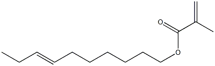 Methacrylic acid (7-decenyl) ester Struktur