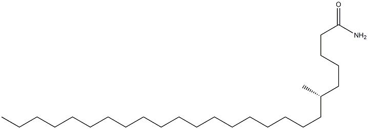 [S,(+)]-6-Methylpentacosanamide Struktur