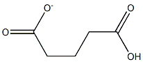 4-Carboxybutyric acid anion Struktur