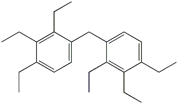 4,4'-Methylenebis(1,2,3-triethylbenzene) Struktur