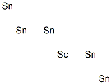 Scandium pentatin Struktur