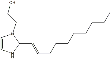 2-(1-Decenyl)-4-imidazoline-1-ethanol Struktur