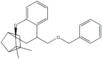 (2R)-3',3'-Dimethyl-4-[(benzyloxy)methyl]-3,4-dihydrospiro[2H-1-benzopyran-2,2'-bicyclo[2.2.1]heptane] Struktur