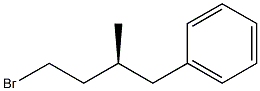 (+)-[(S)-4-Bromo-2-methylbutyl]benzene Struktur