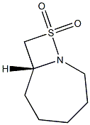 (7R)-1-Aza-9-thiabicyclo[5.2.0]nonane9,9-dioxide Struktur