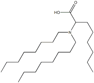 2-(Dioctylamino)octanoic acid Struktur