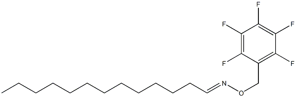 Tridecanal O-[(pentafluorophenyl)methyl]oxime Struktur