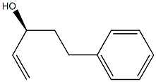 (S)-1-Vinyl-3-phenyl-1-propanol Struktur