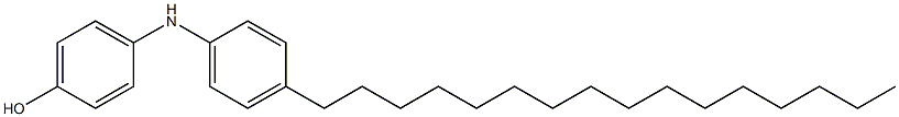 4'-Hexadecyl[iminobisbenzen]-4-ol Struktur