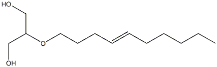 2-(4-Decenyloxy)-1,3-propanediol Struktur