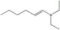 (E)-N,N-Diethyl-1-hexen-1-amine Struktur