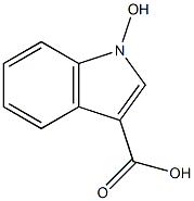 1-Hydroxy-1H-indole-3-carboxylic acid Struktur