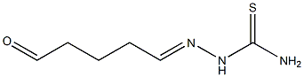 Glutaraldehyde bisthiosemicarbazone Struktur