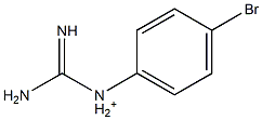 1-[4-Bromophenyl]guanidinium Struktur