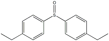 Bis[4-ethylphenyl] sulfoxide Struktur