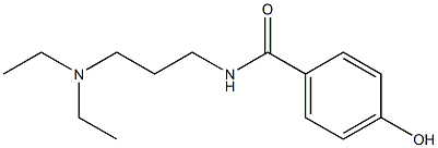 N-[3-(Diethylamino)propyl]-p-hydroxybenzamide Struktur