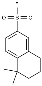 5,6,7,8-Tetrahydro-5,5-dimethylnaphthalene-2-sulfonic acid fluoride Struktur