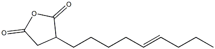 3,4-Dihydro-3-(5-nonenyl)-2,5-furandione Struktur