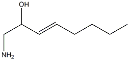 1-Amino-3-octen-2-ol Struktur