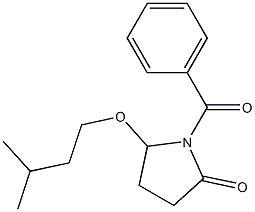 5-(Isopentyloxy)-1-[benzoyl]pyrrolidin-2-one Struktur