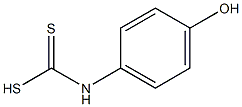 N-(4-Hydroxyphenyl)dithiocarbamic acid Struktur