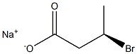 [R,(-)]-3-Bromobutyric acid sodium salt Struktur