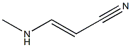 3-(Methylamino)propenenitrile Struktur