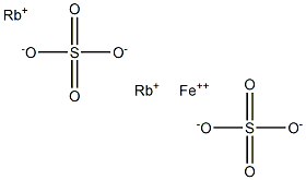 Rubidium iron(II) sulfate Struktur