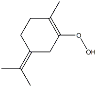 p-Mentha-1,4(8)-dien-2-yl hydroperoxide Struktur