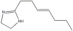 2-(3-Heptenyl)-1-imidazoline Struktur