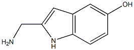 2-(Aminomethyl)-1H-indol-5-ol Struktur