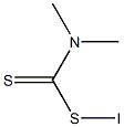 Dimethylthiocarbamoylthio iodide Struktur