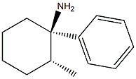 (1R,2R)-2-Methyl-1-phenylcyclohexane-1-amine Struktur