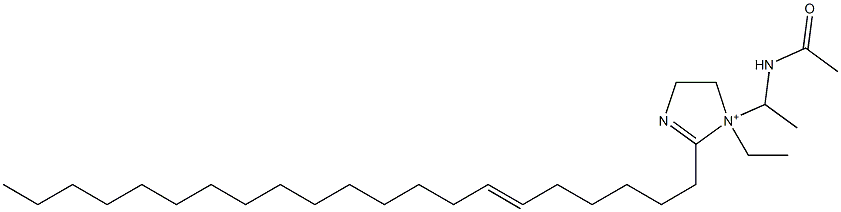 1-[1-(Acetylamino)ethyl]-1-ethyl-2-(6-henicosenyl)-2-imidazoline-1-ium Struktur